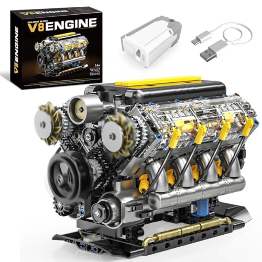 Model Kit Engine V8 - V8 Engine Model Kit that Runs,