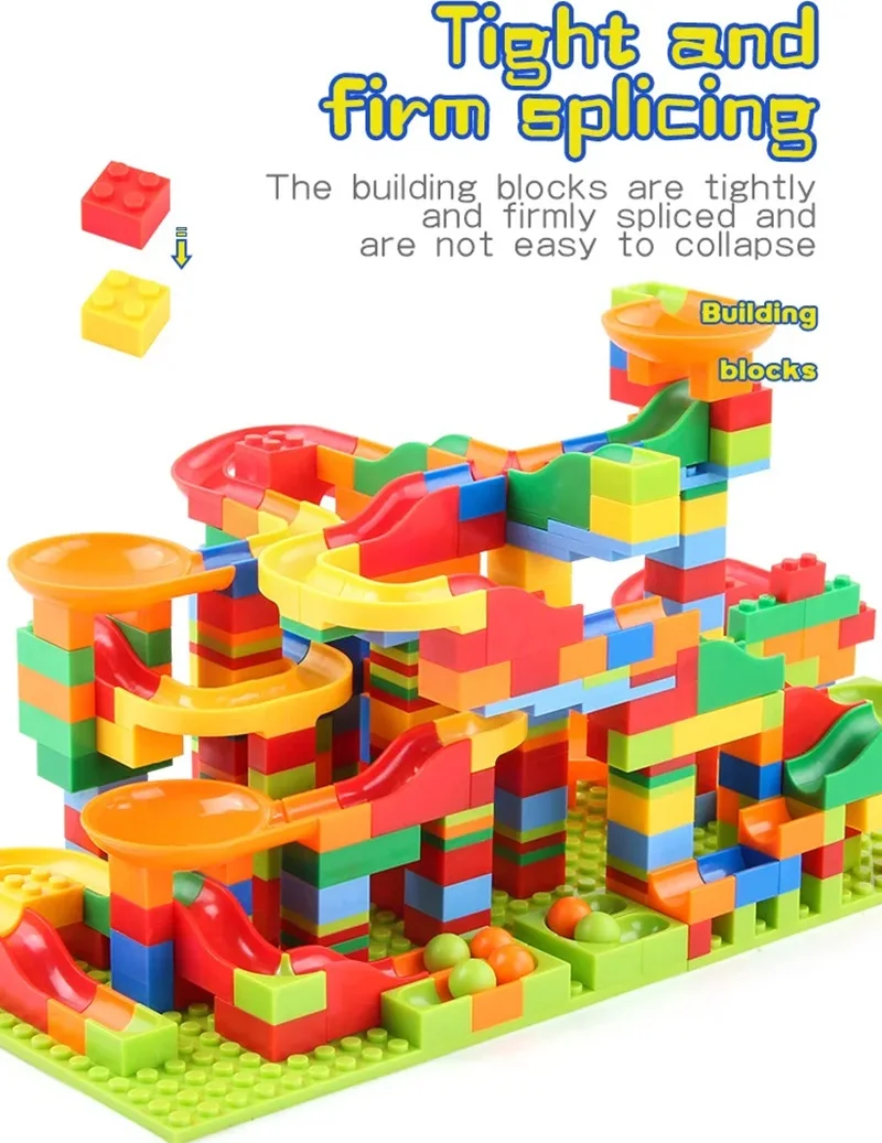 Model Kit Runner - 168-336PCS Children Maze Ball Tracks Small