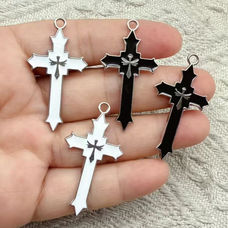 Model Kit Hobby - 10pcs Black and White Cross Metal