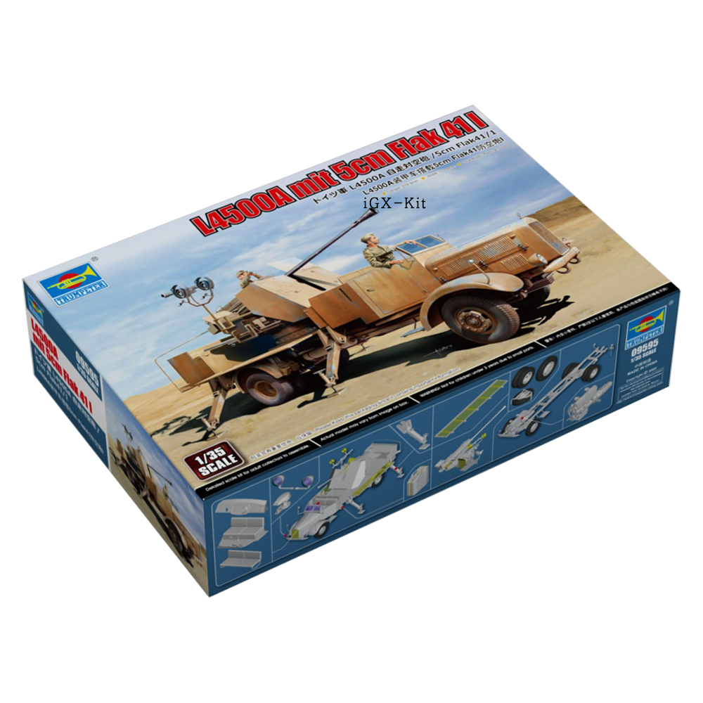 Trumpeter 09595 1/35 Scale L45 - огляд і ціна Model Kit Italeri