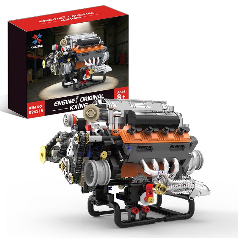 K96215 767PCS V8 Engine Model  - огляд і ціна Model Kit Engine V8