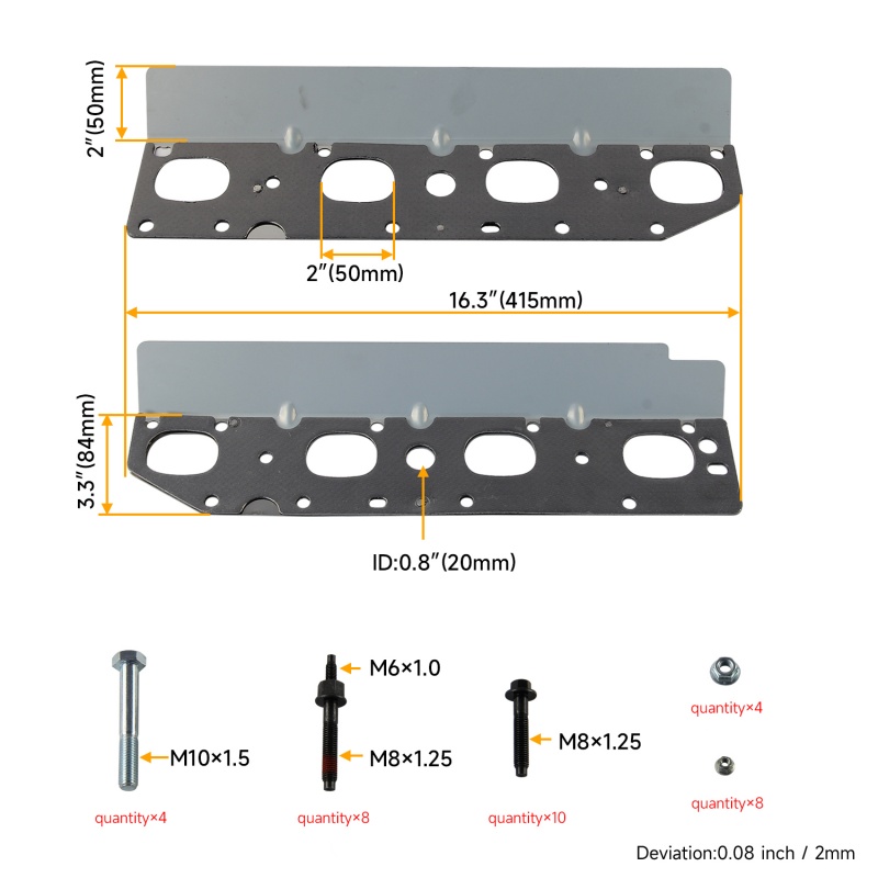 57073 Exhaust Manifold Hardwar - огляд і ціна Model Kit Engine V8