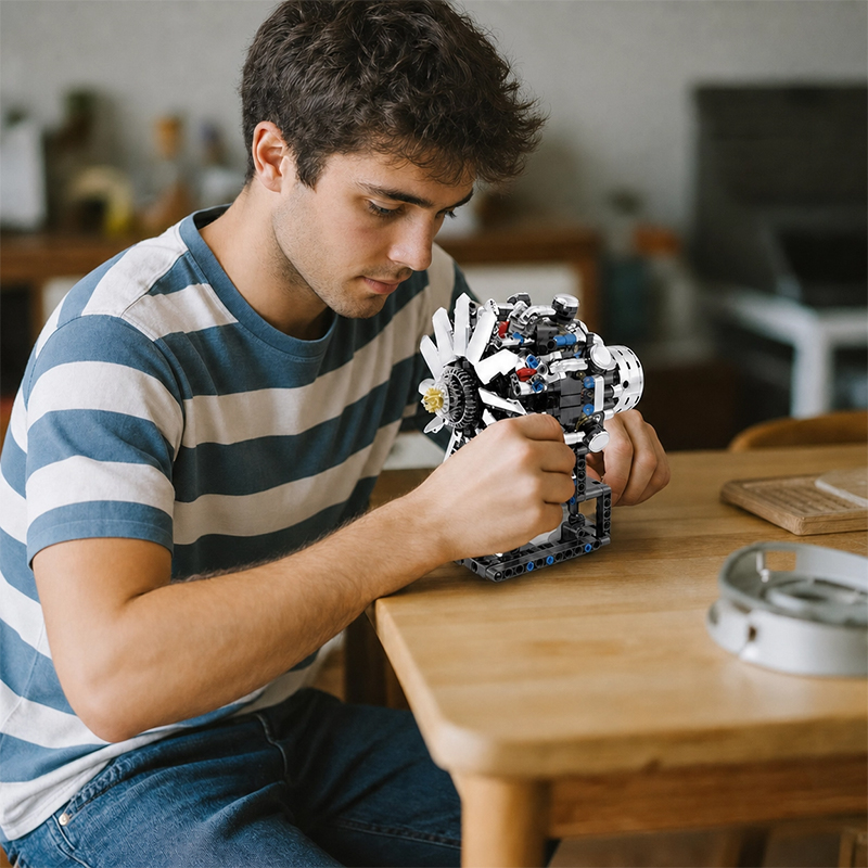 Airplane V8 Engine Motorized S - огляд і ціна Model Kit Engine V8