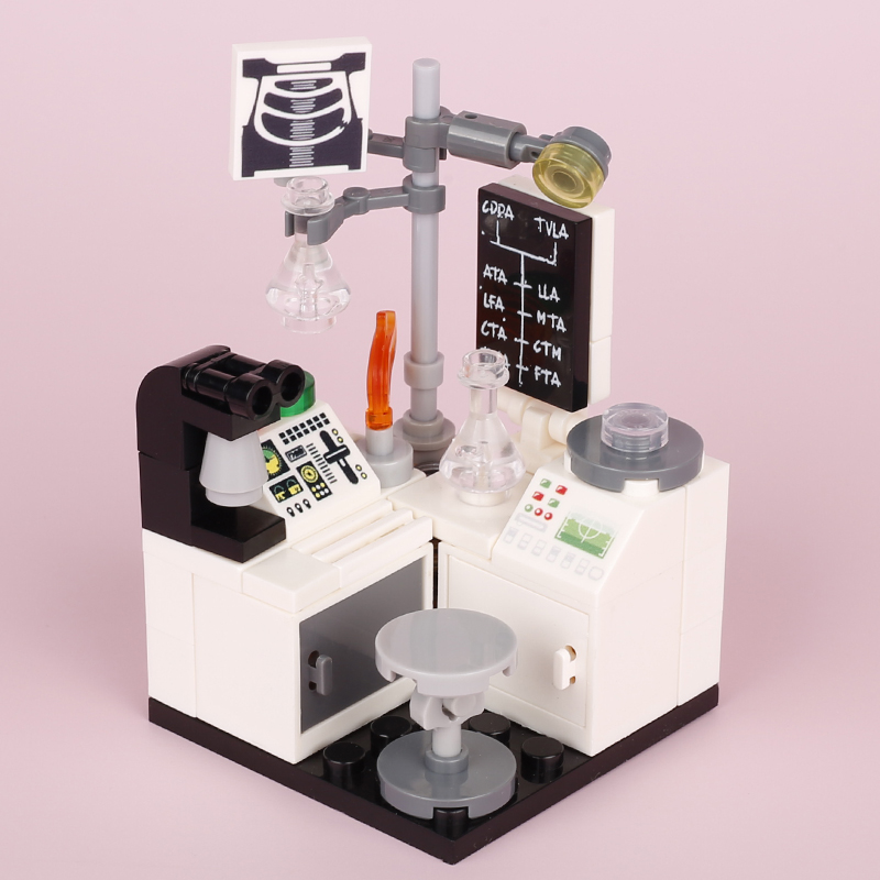 MOC City Laboratory Lab Buildi - огляд і ціна Model Kit Zhao Yun