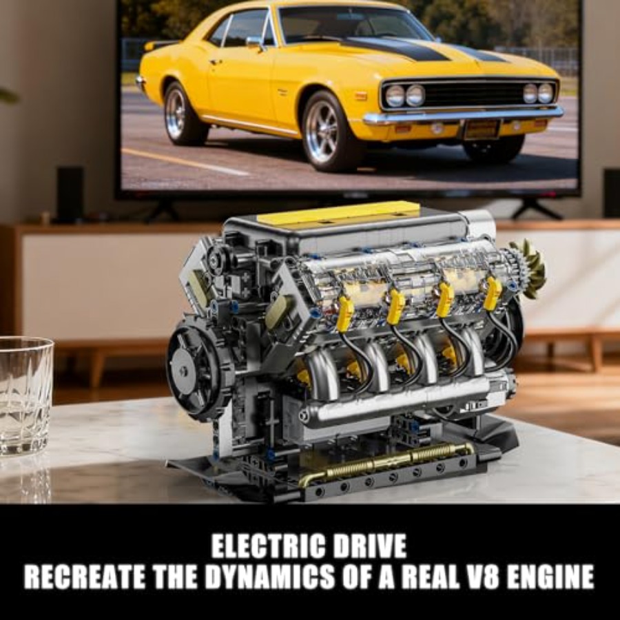 V8 Engine Model Kit that Runs, - огляд і ціна Model Kit Engine V8