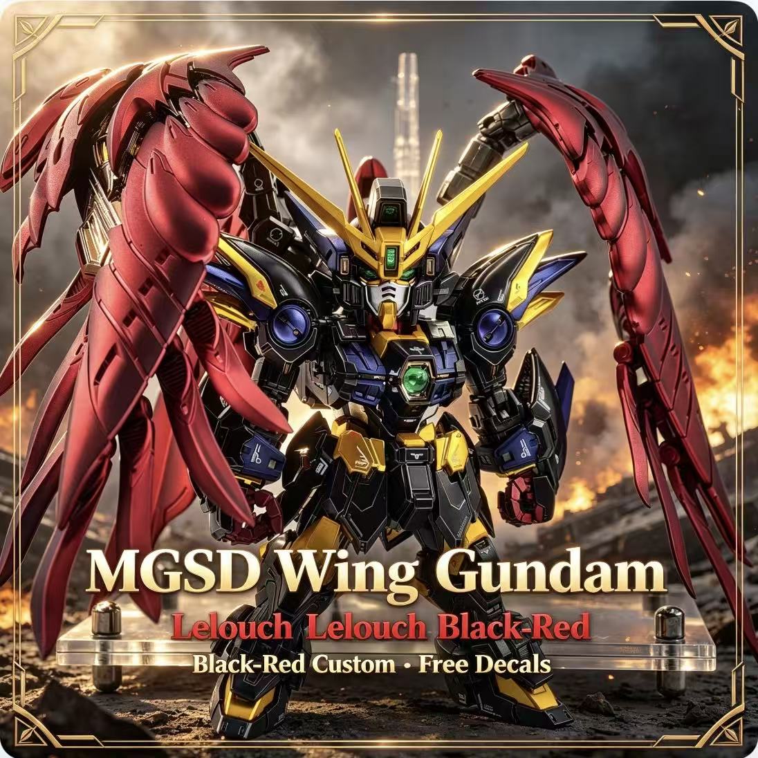 MGSD Wing Lelouch Color Scheme - огляд і ціна Model Kit Zhao Yun