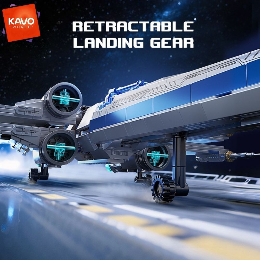 KAVOWORLD 1271pcs Sci-Fi Space - огляд і ціна Model Kit X Wing