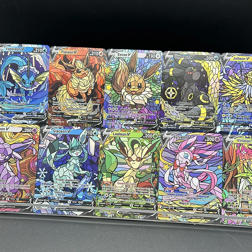 10Pcs/set Diy PTCG Eevee Umbre - огляд і ціна Model Kit Anime