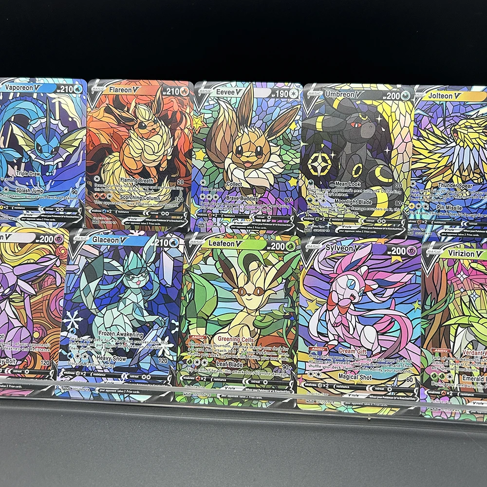 10Pcs/set Diy PTCG Eevee Umbre - огляд і ціна Model Kit Anime