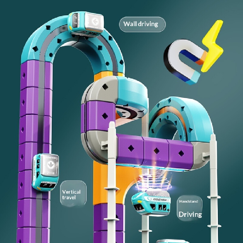 Magnetic Building Blocks Track - огляд і ціна Model Kit Runner