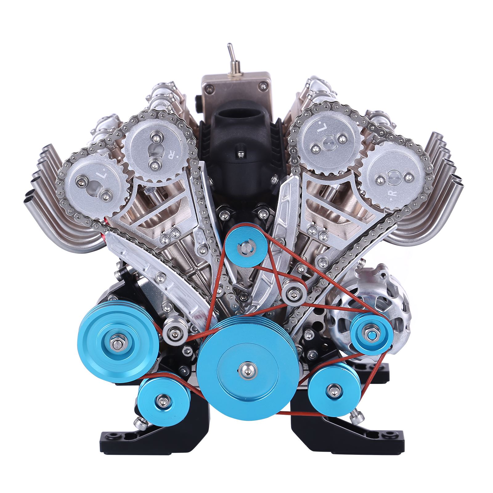 500+Pcs DIY V8 Engine Model Me - огляд і ціна Model Kit Engine V8