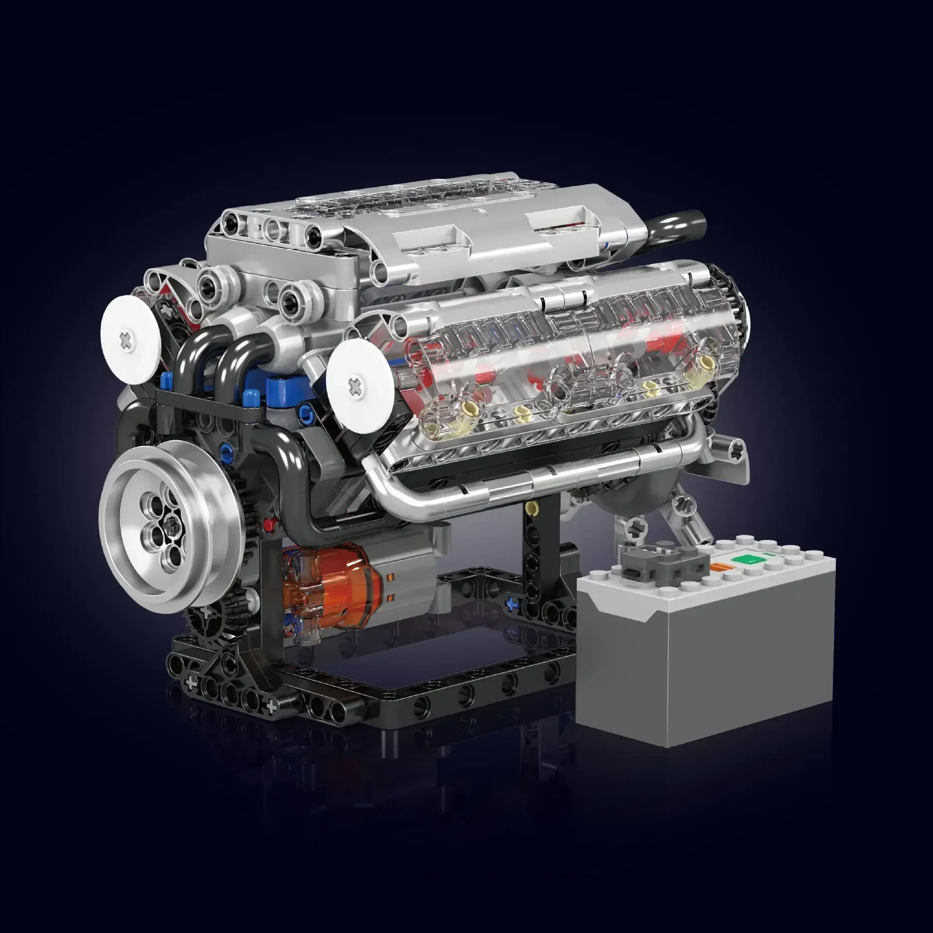 Mould King V8 Engine Building  - огляд і ціна Model Kit Engine V8