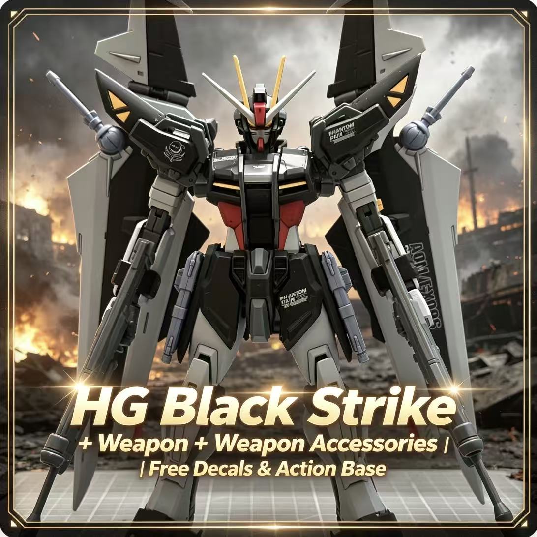 41 HG 1/144 Black Strike Mecha - огляд і ціна Model Kit X Wing