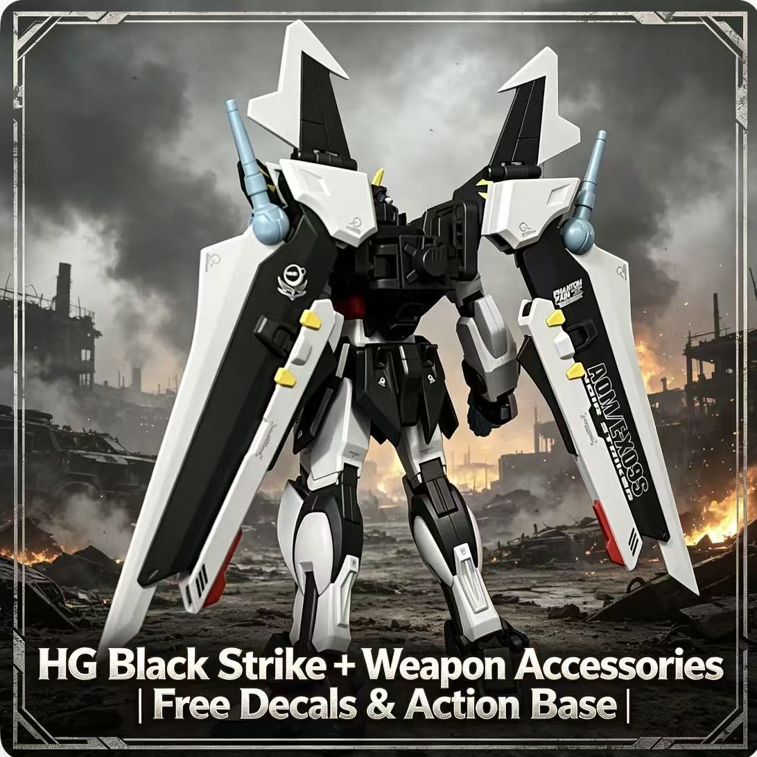 41 HG 1/144 Black Strike Mecha - огляд і ціна Model Kit X Wing