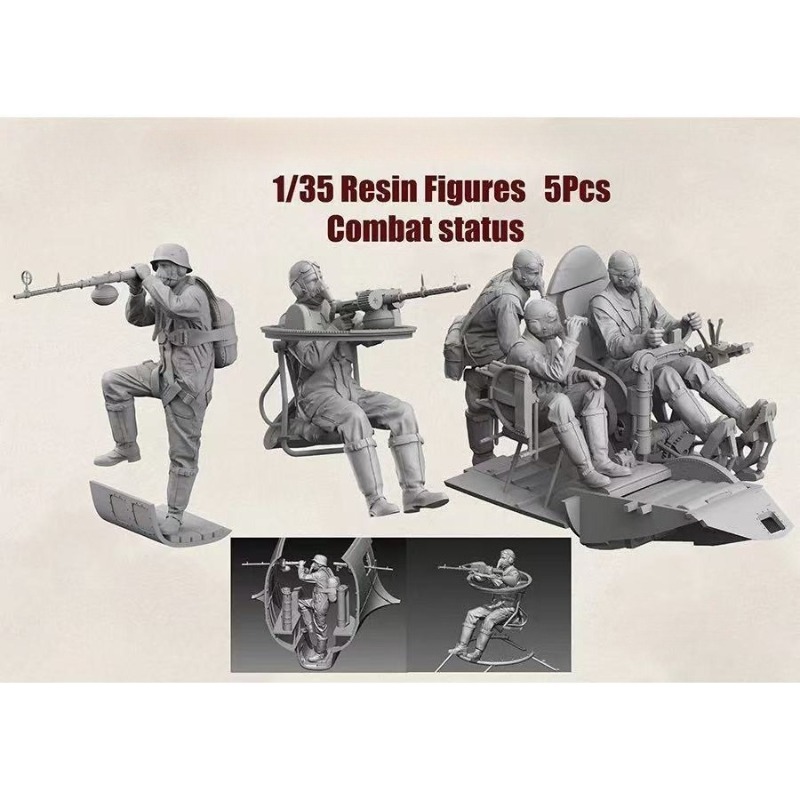 1/35 Scale Die Cast Resin Figu - огляд і ціна Model Kit Italeri