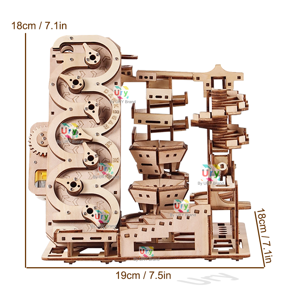 Ury 3D Wooden Puzzle Electric  - огляд і ціна Model Kit Runner