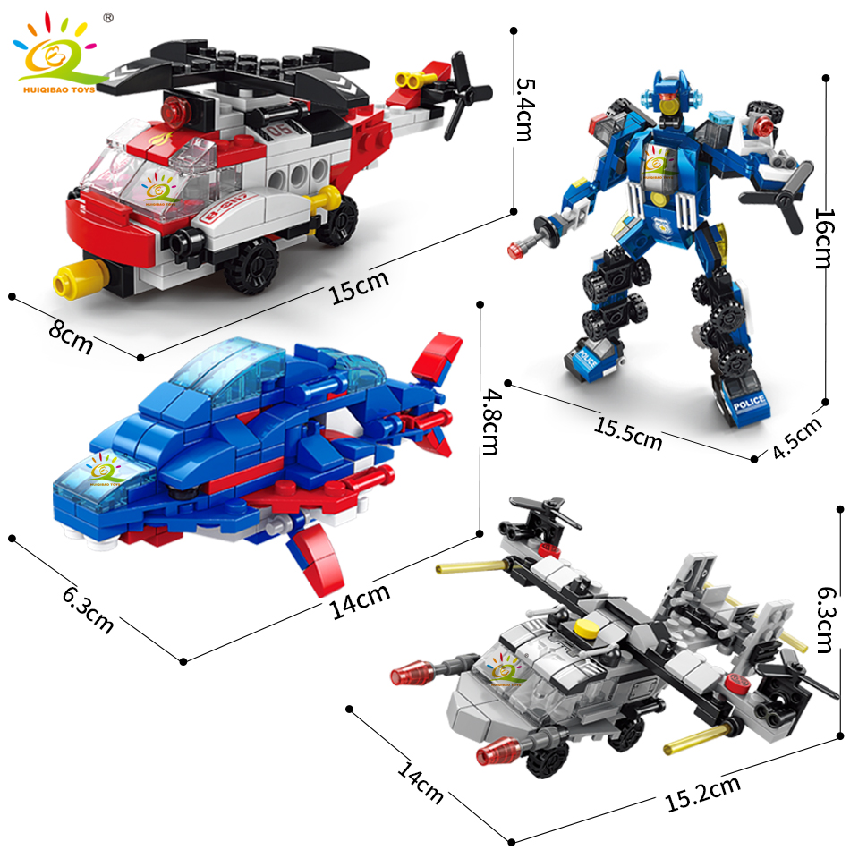 HUIQIBAO 6IN1 City Engineering - огляд і ціна Model Kit Zhao Yun