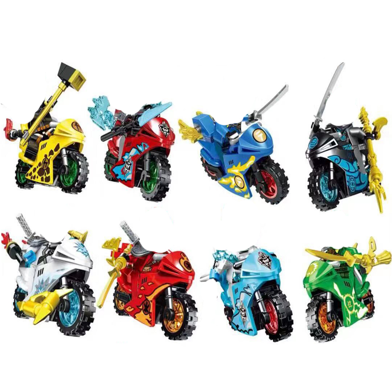 Ninja Figures Motorcycle Build - огляд і ціна Model Kit Motor Nuclear